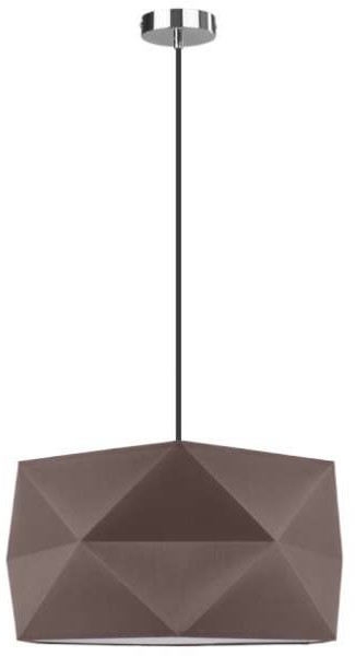 Spotlight LAMPA wisząca FINJA abażurowa OPRAWA geometryczny zwis brązowy 1843128