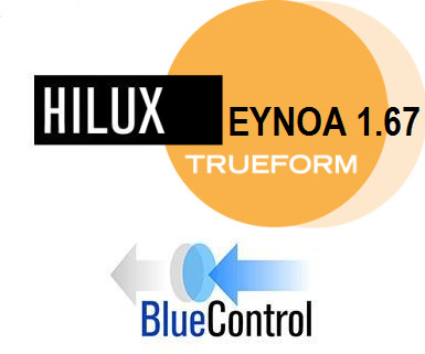 Hoya Hilux Eynoa 1.67 Hi-Vison LongLife z BlueControl