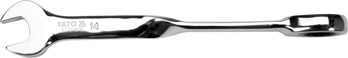 Yato KLUCZ PŁASKO-OCZKOWY SKRĘCONY Z GRZECHOTKĄ 14MM YT-01876