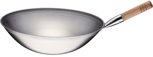 Stalgast Patelnia wok stal satynowana o 400 mm | 37400 DRB)