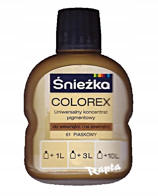 Śnieżka Colorex Pigment 100ml piaskowy 61 barwnik