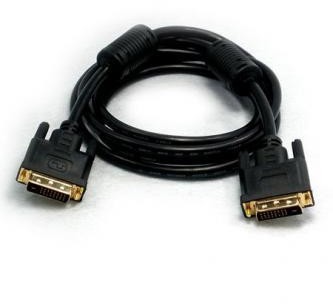 No name Kabel DVI 24+1 M DVI 24+1 M Dual link 10m pozłacane końcówki ekranowany czarny KM10044G01