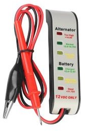 inny Tester akumulatora i alternatora 12V z krokodylkiem i sondą WD21-9265