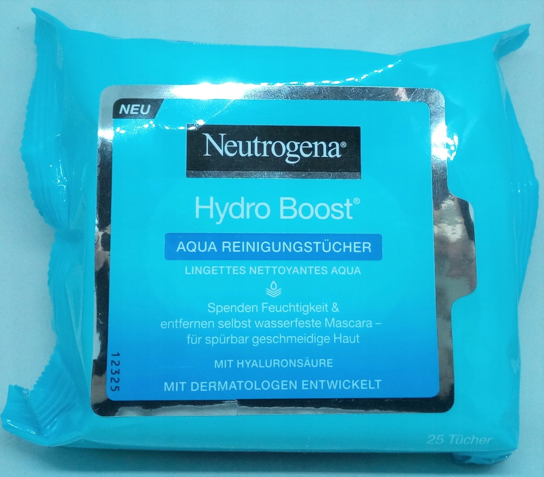 Neutrogena Hydro Boost Chusteczki Oczyszczające 25