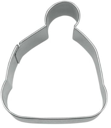 Staedter domowych Ski Cap kształt, nóż do krojenia, srebrny 200531