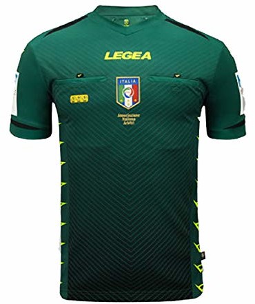 Legea LEGEA 2020/2021, Arbitro koszulka AIA M/C męska, zielona, M M1164