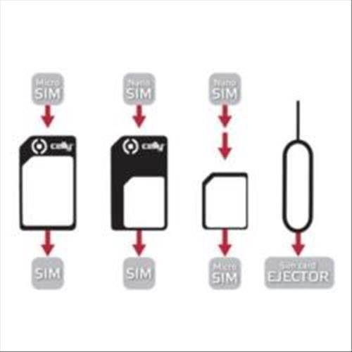 Celly SIMKITAD adapter card adapter SIM-/Memory-card-adapter, SIMKITAD SIMKITAD