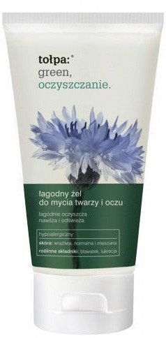 Tołpa GREEN Łagodny żel do mycia twarzy i oczu 150ml TOŁPAPONŻEL