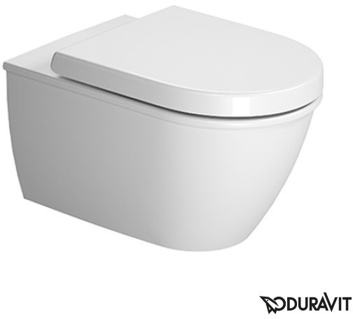 Duravit Darling New Miska WC podwieszana 37x54 cm lejowa biała z powłoką WonderGliss 25450900001