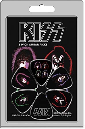 Perri's Leathers Perris Leather LP-KISS1 Kiss #1 kostka gitarowa (opakowanie 6 sztuk) LP-KISS1