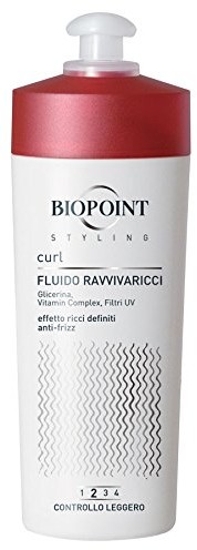 Biopoint Do włosów kuren Fluido ravviva Ricci CONTROLLO Leggero effetto Ricci skierowania 200 ML BIP00238