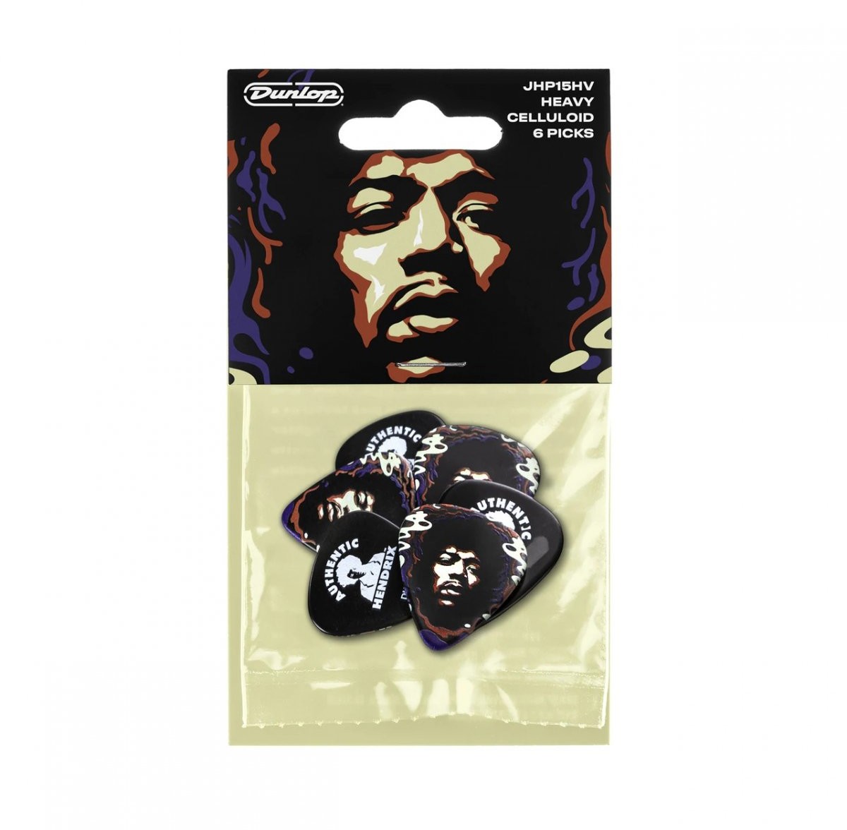 Dunlop Hendrix Star Haze 6 szt kostki gitarowe