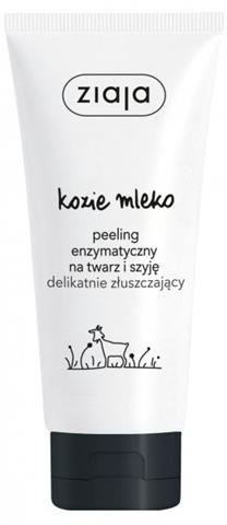 Ziaja Ziaja Kozie Mleko peeling enzymatyczny na twarz i szyję delikatnie złuszczający 75ml 58239-uniw