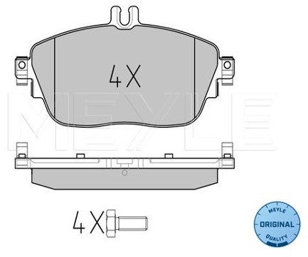 Wulf Gaertner Autoparts Zestaw klocków hamulcowych, hamulce tarczowe Wulf Gaertner Autoparts 025 248 6919
