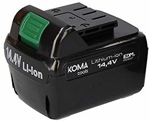 KOMA TOOLS KOMA TOOLS 08730 akumulator wymienny z akumulatorem litowo-jonowym do wiertarki/wkrętarki, 14,4 V B07HP6H7BR_localization
