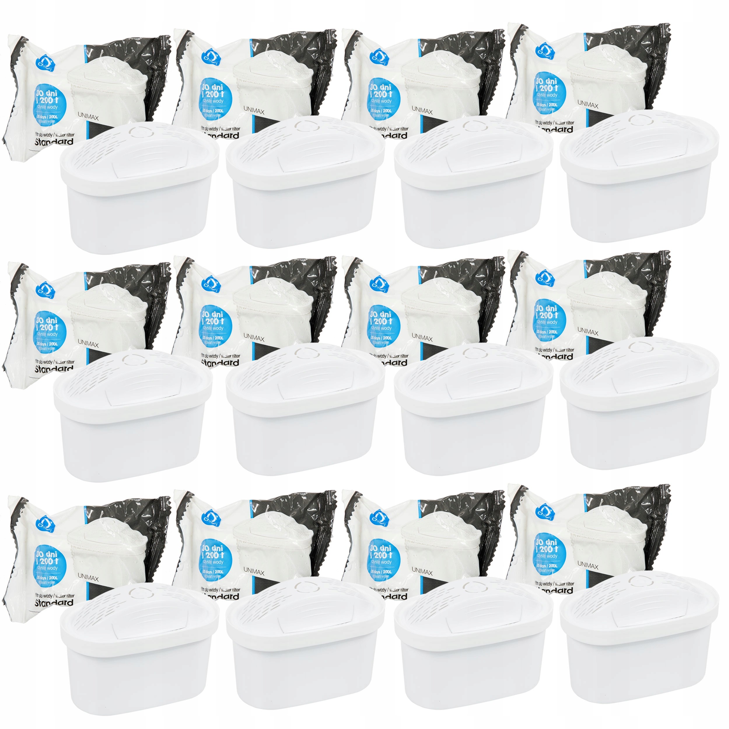 DAFI Filtr Wkład Unimax do Brita Maxtra | 12 Sztuk