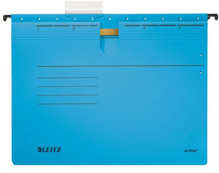 Leitz Skoroszyt zawieszany Alpha, A4, niebieski 19840035
