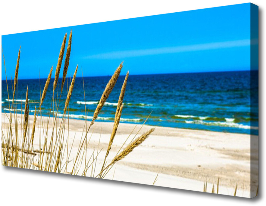 PL Tulup Obraz na Płótnie Ocean Plaża Krajobraz 125x50cm