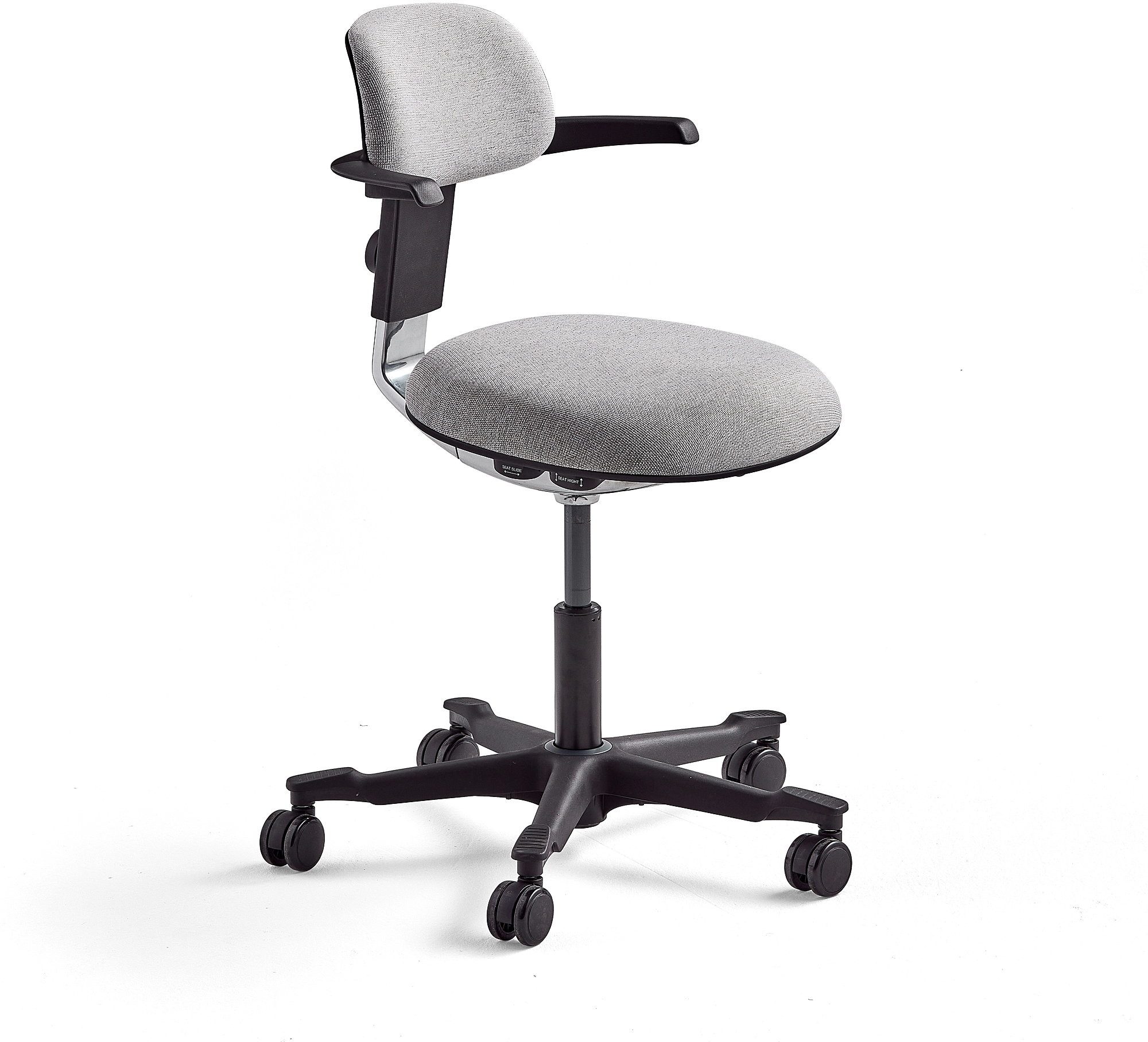 AJ Produkty Krzesło biurowe NEWBURY, czarno/szary