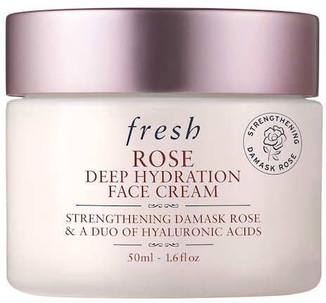 Rose Fresh Face Cream Krem nawilżający z kwasami hialuronowymi