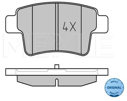 Wulf Gaertner Autoparts Zestaw klocków hamulcowych, hamulce tarczowe Wulf Gaertner Autoparts 025 245 4016