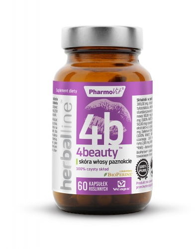 PHARMOVIT (suplementy diety) 4BEAUTY 60 KAPSUŁEK 27,12 g - PHARMOVIT (HERBALLIN