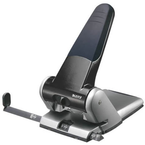 Leitz Dziurkacz 5180 do 65 kartek srebrny