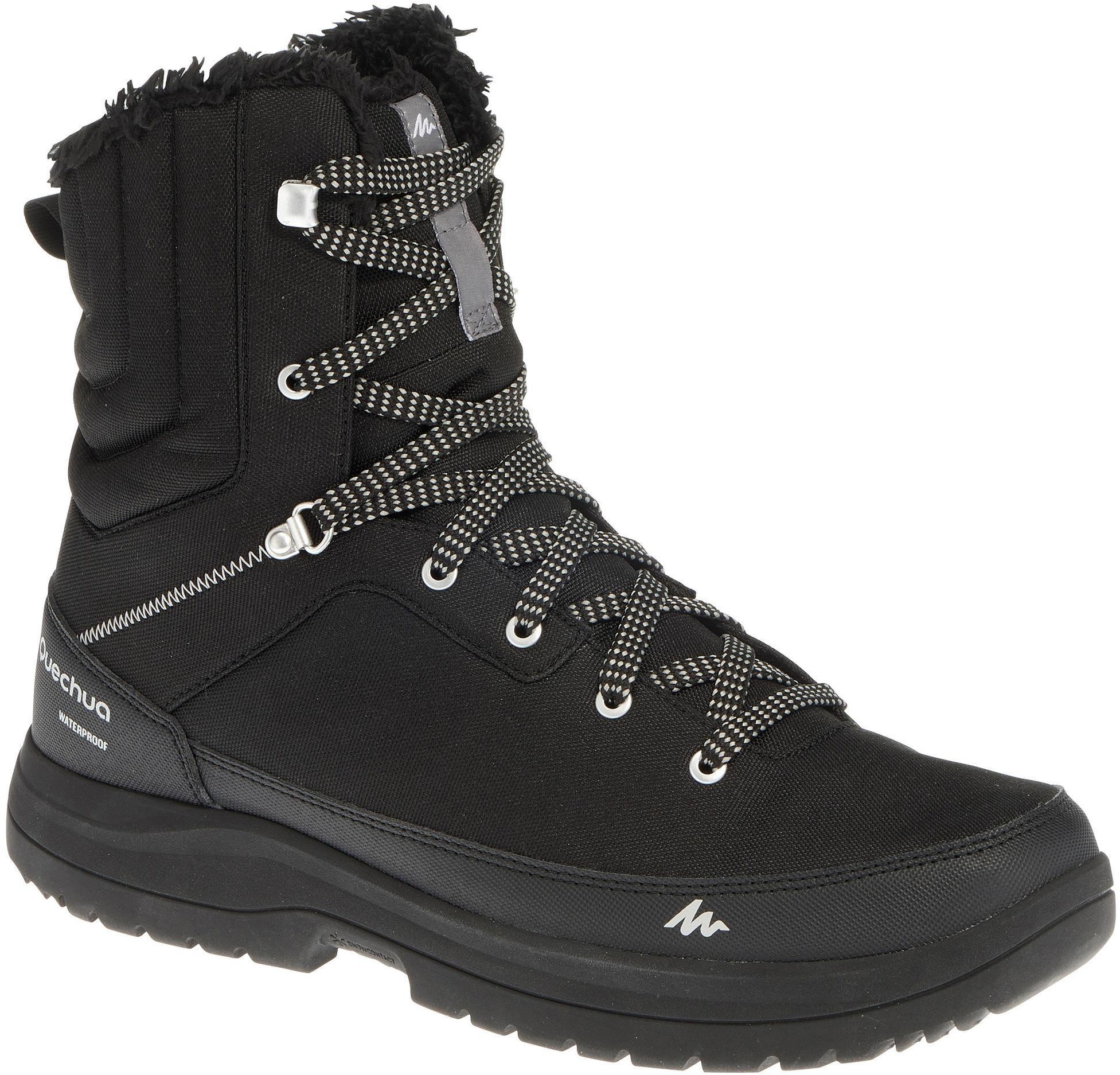 QUECHUA Buty turystyczne SH100 u-warm wysokie męskie male