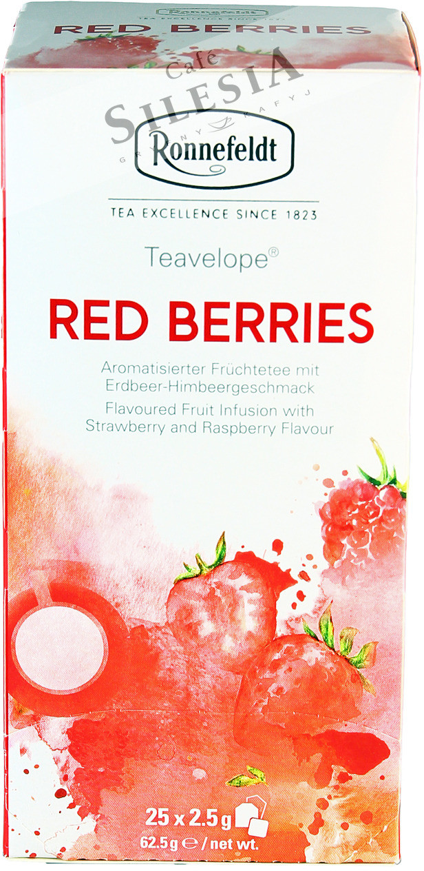 Ronnefeldt Herbata owocowa RED BERRIES w saszetkach 84.05.HR.BER(TV)
