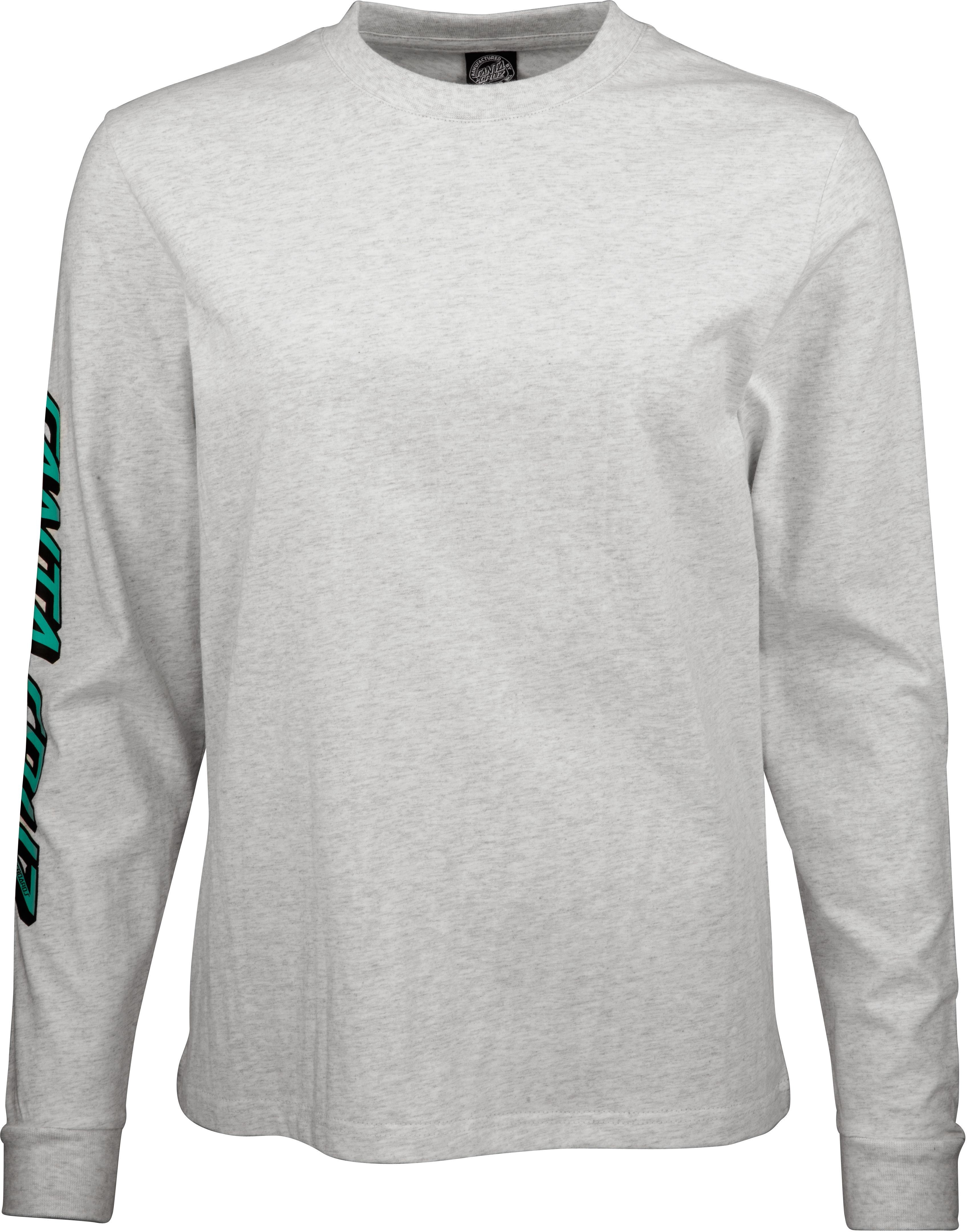 Santa Cruz t-shirt damski BROKEN DOT LS TEE Athletic Heather