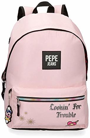Pepe Jeans Pepe Jeans Forever Pink plecak 31 x 42 x 15 cm poliester 19,53 l 6242322