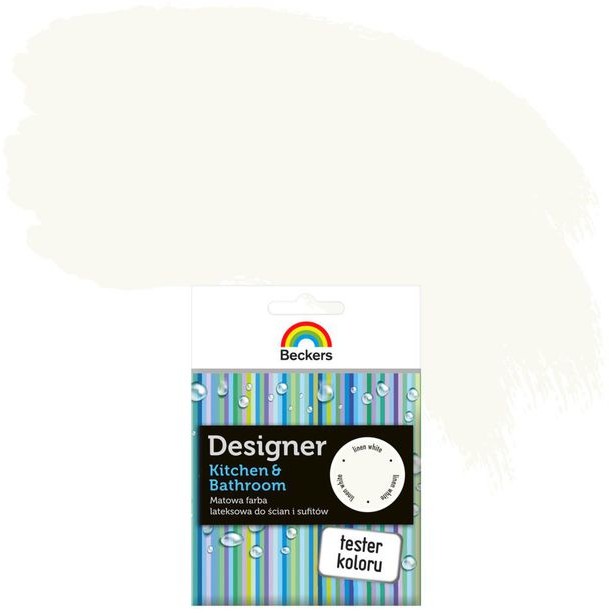 Beckers Tester farby DESIGNER KITCHEN & BATHROOM Linen white