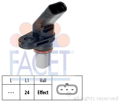 FACET Czujnik prędkości obrotowej, sterowanie silnikiem FACET 9.0778 9.0778