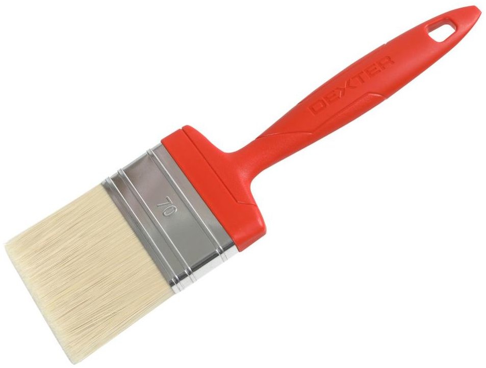 Dexter Pędzel płaski do farb rozpuszczalnikowych 70 mm