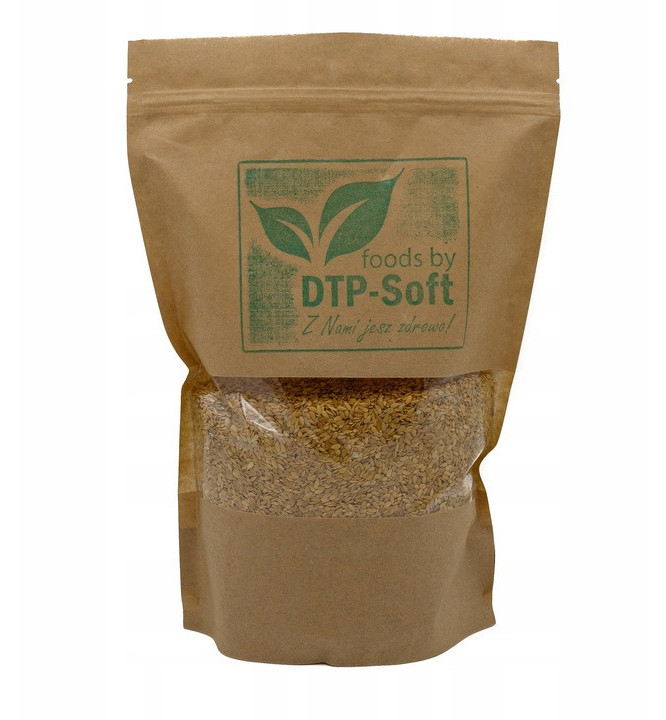 DTP Foods 1kg Siemię lniane Len ZŁOTE nasiona złociste Foods