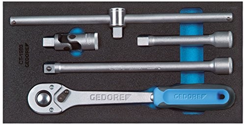 Gedore akcesoria do gniazda do kluczy nasadowych 1/2 cala w 1/3 CT moduł, 1500 CT1 1993 T (1500 CT1-1993 T)
