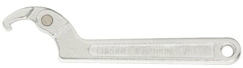 KS Tools 517.1303 Classic przegubowy klucz hakowy z nosa, 32  76 MM 4042146162880