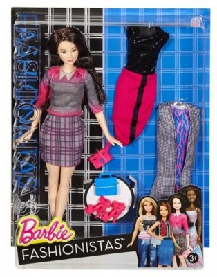 Mattel BARBIE Lalka i ubranka Torebka z oczkiem DTD99