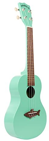 Kala ukulele koncertowe Kala Makala Shark w kolorze zielonym surfowym (MK-CS/GRN) MK-CS/GRN