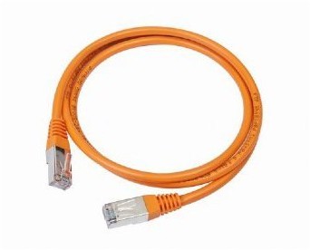 Gembird Patch cord kat.5e osłonka zalewana 2M pomarańczowy PP12-2M/O