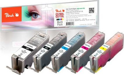 Peach Peach Patrone PGI-570XL/CLI-571XL MultiPack cmyk (PI100-293)