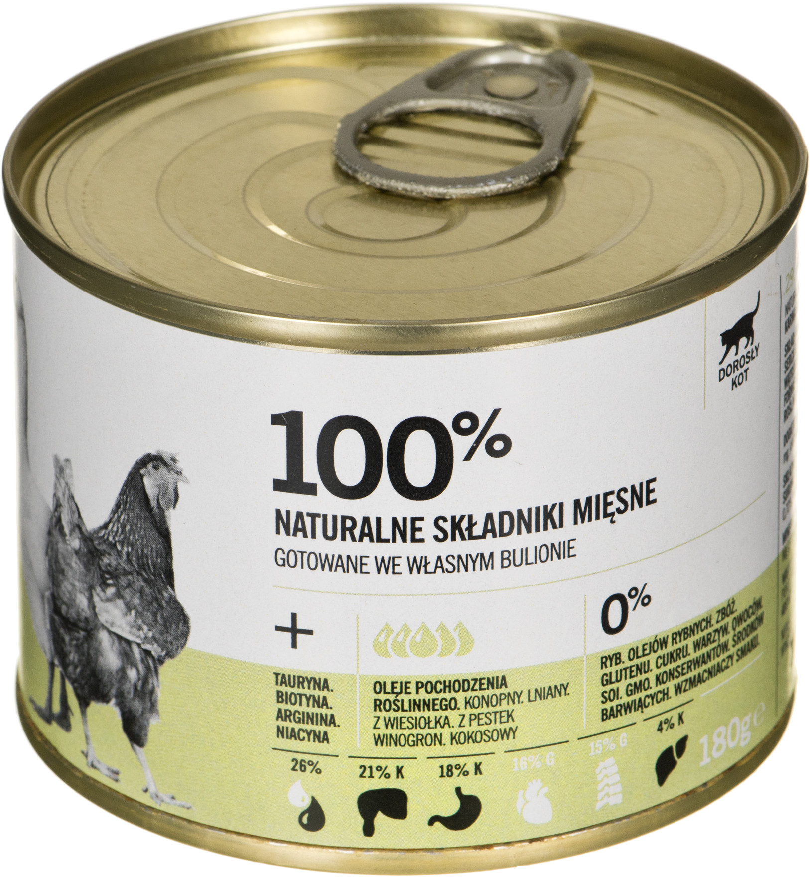 Puszka 3coty kurcz./gęś Complete Cat Wet Food 180g 180T29CG