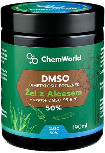 ChemWorld Żel DMSO z aloesem 50% (ChW) 190ml