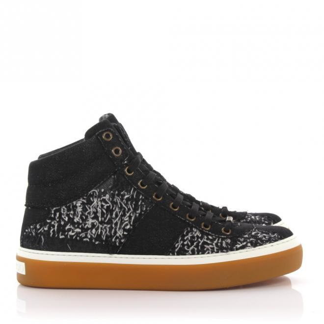 Jimmy Choo Jimmy Choo Trampki czarny BELGRAVI skóra cielęca