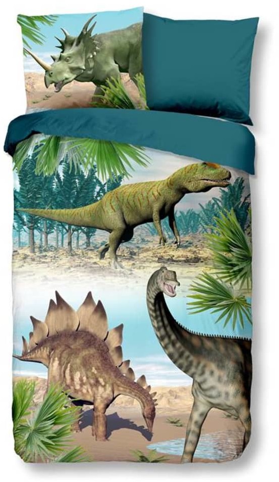 Muller Textiles Good Morning Pościel dziecięca Dino, 140x200/220 cm