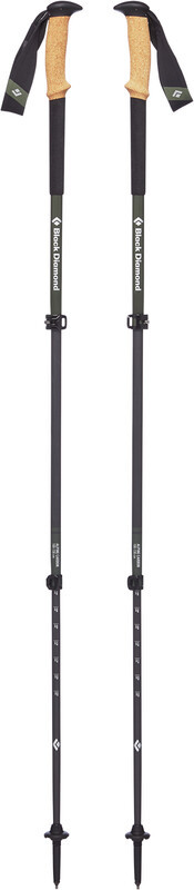 Black Diamond Alpine Kijki trekkingowe Carbon i korek, tundra 100-130cm 2021 Kijki BD1125143010ALL1