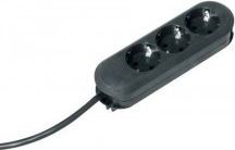 Bachmann Listwa zasilająca SMART 3x Gniazda black Strom5 m - 388.172