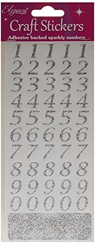 Eleganza oaktree Crafts  wyrafinowanego alfabet-zestaw, srebrny Nr 66 OA025889