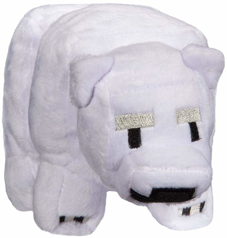 Minecraft Niedźwiedź Polarny Pluszak Maskotka Miś