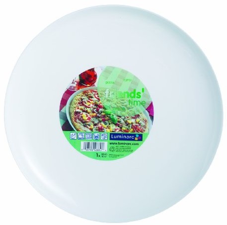 Luminarc BHL Friends Time duży okrągły talerz do makaronu 32 cm, biały C8016